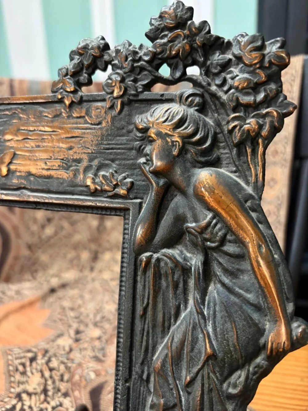 Bronze Art Nouveau Frames